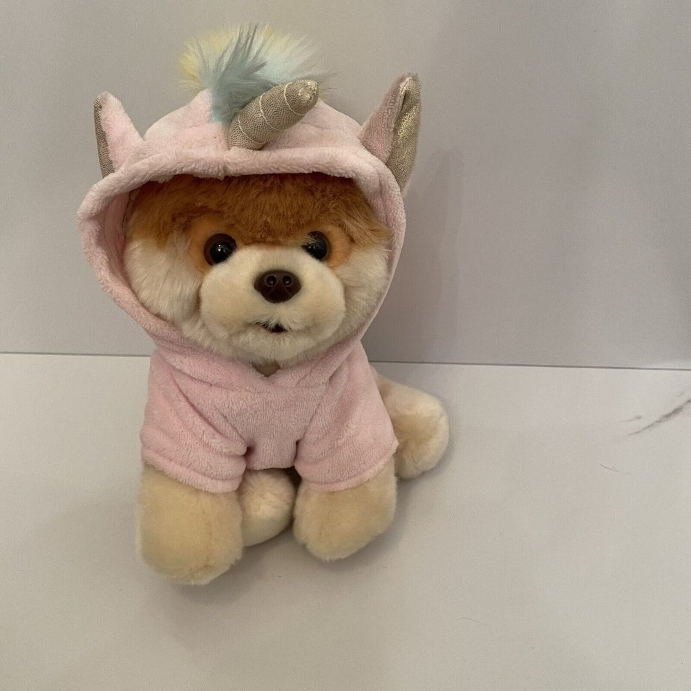 Gund Worlds Cutest Dog Unicorn Hoodie Plush Boo 9" Stuffed Animal